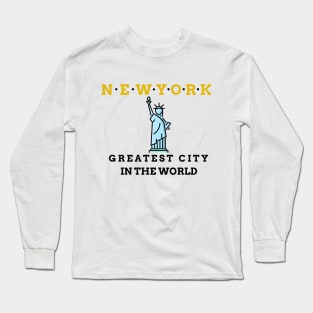 Hamilton New York Greatest City Long Sleeve T-Shirt